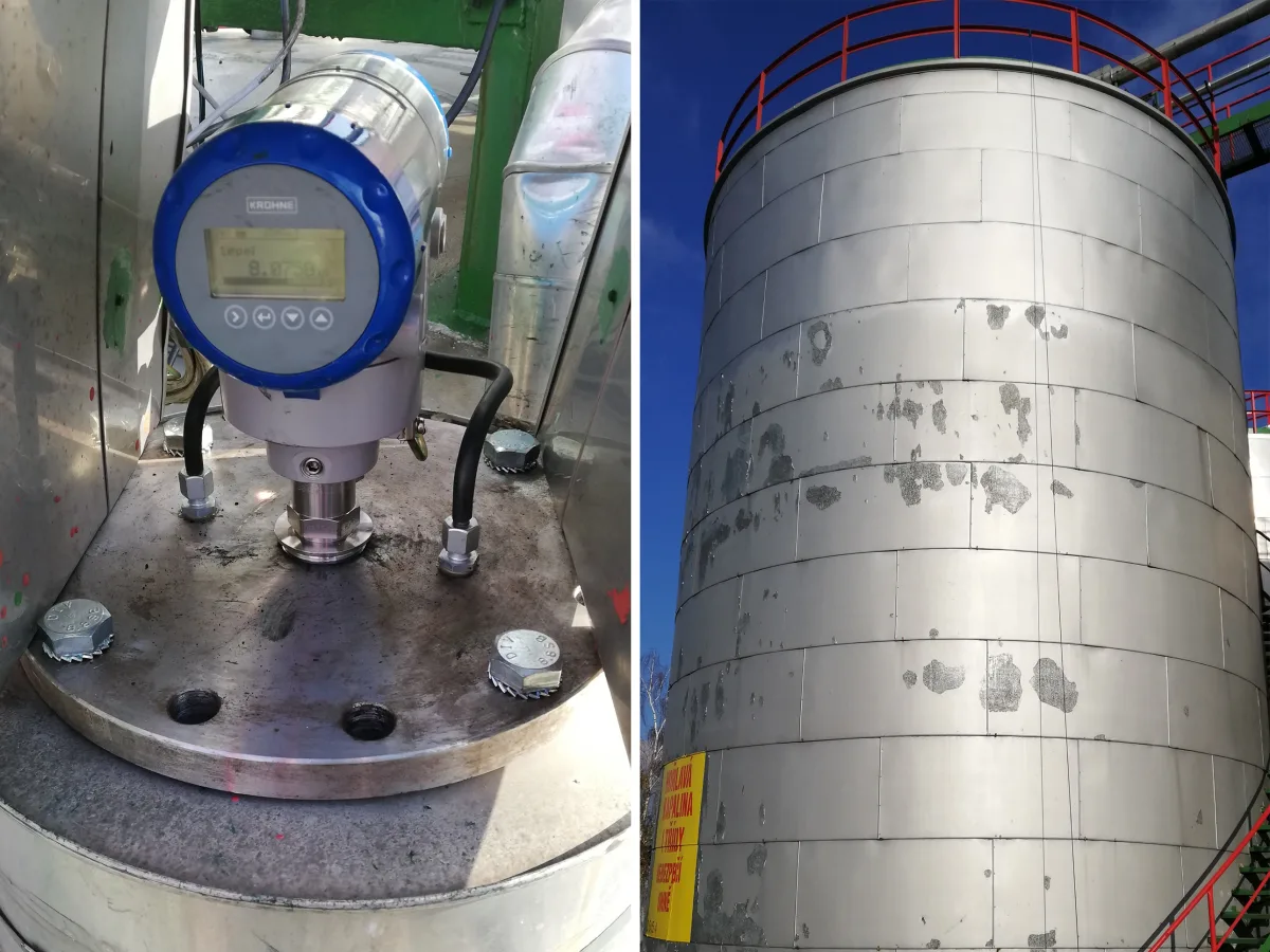 科隆案例 | 测量污水罐中的界面