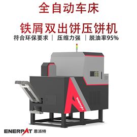 BM-D1090全自动车床铁屑双出饼压饼机