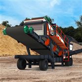 礦山尾礦篩分車