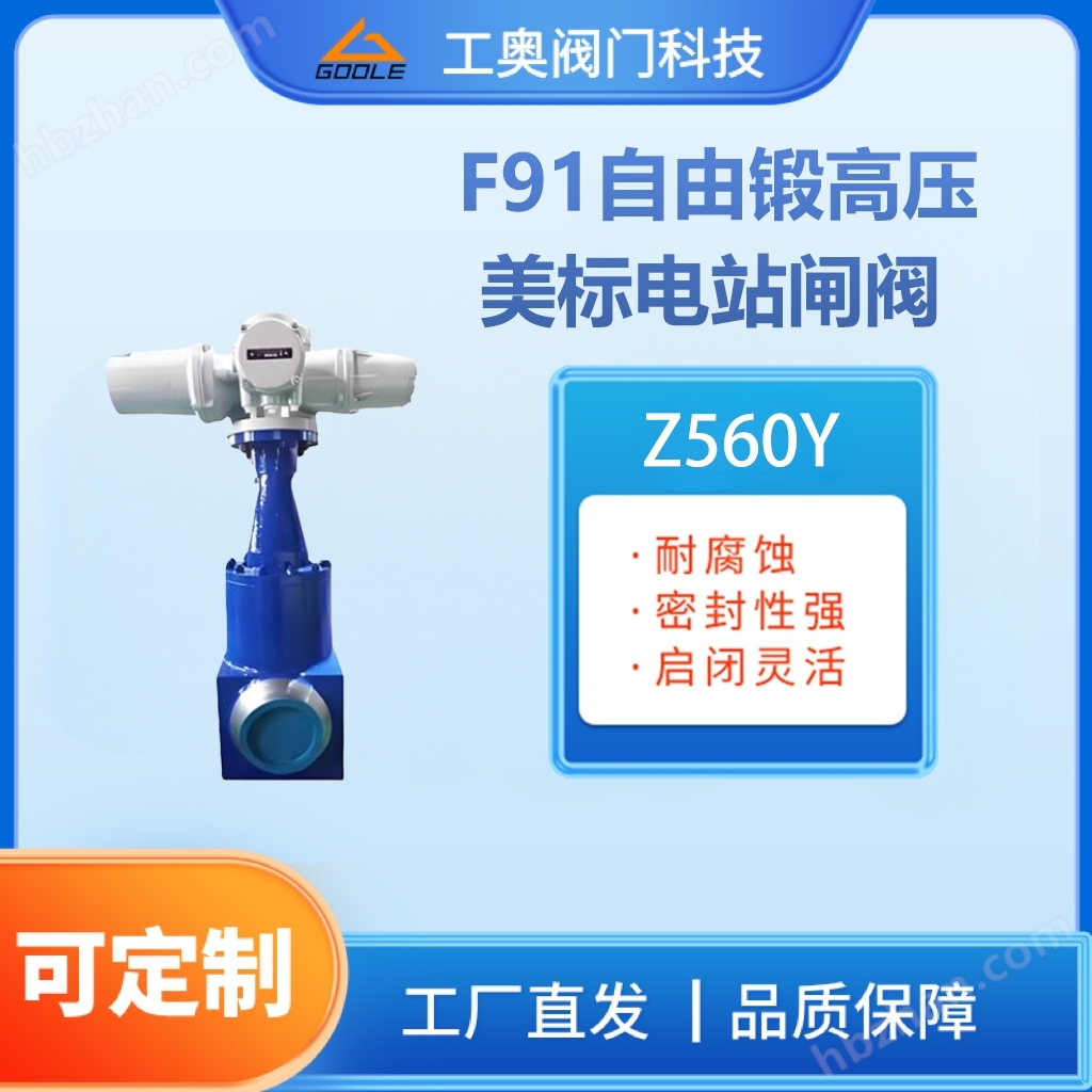 F91自由鍛高壓美標電站閘閥 閘閥生產(chǎn)