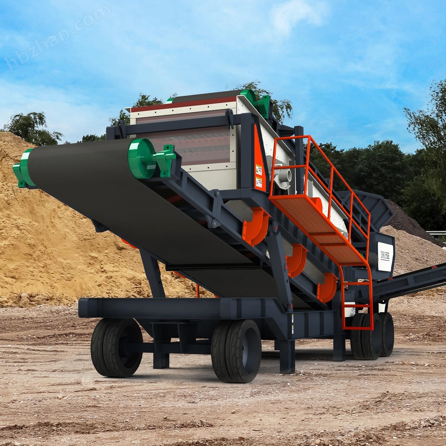 砂石骨料篩分車