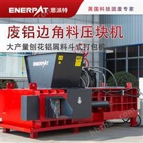 大產量刨花鋁屑料斗式打包機