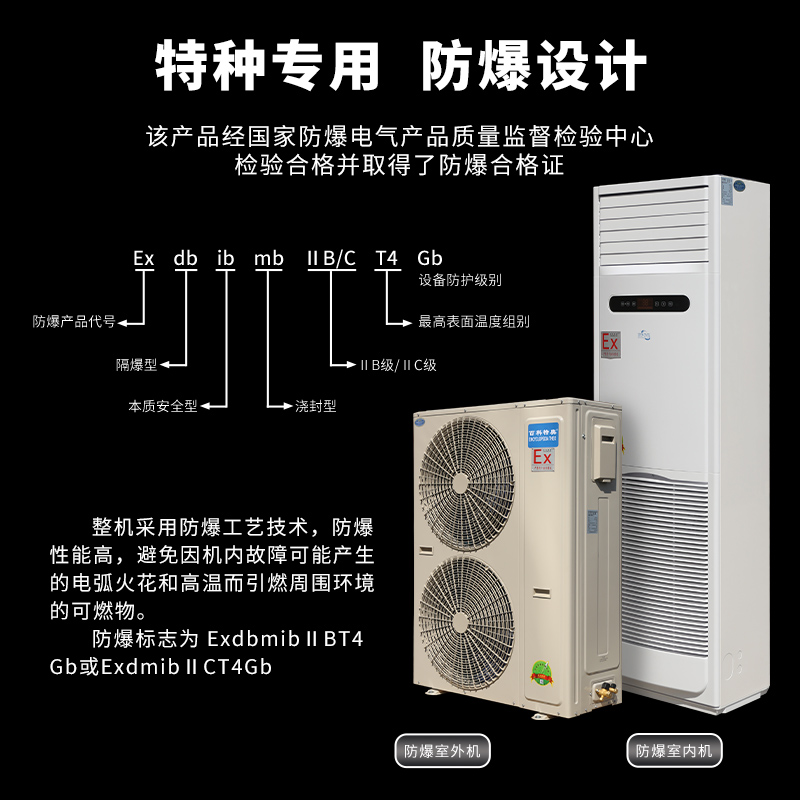 牡丹江防爆空調(diào)，牡丹江工業(yè)防爆空調(diào)廠家