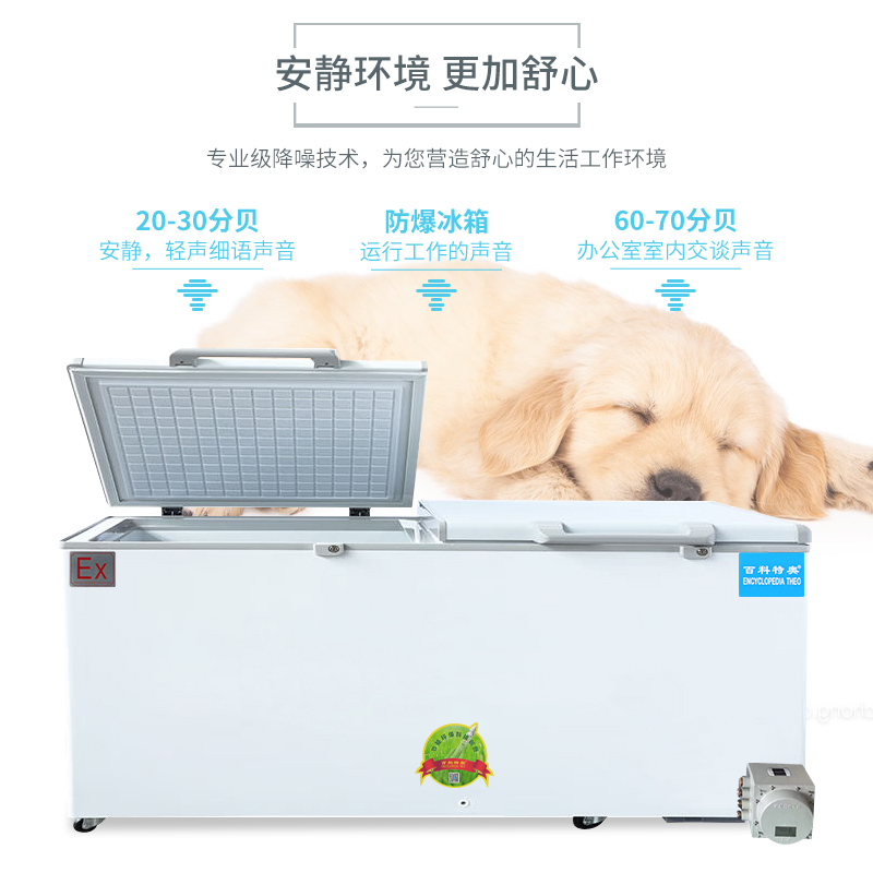 防爆冰柜/臥式1200升 百科特奧BL-1200防爆冰箱