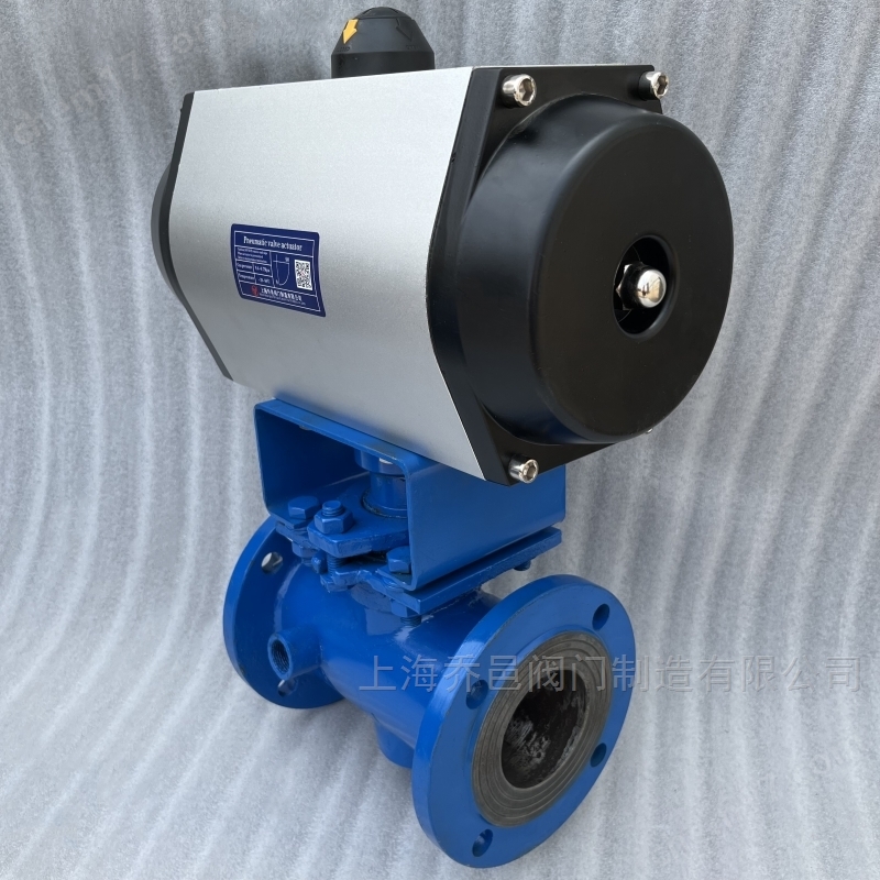 气动保温二通旋塞阀 双电磁阀控制气动保温三通沥青阀