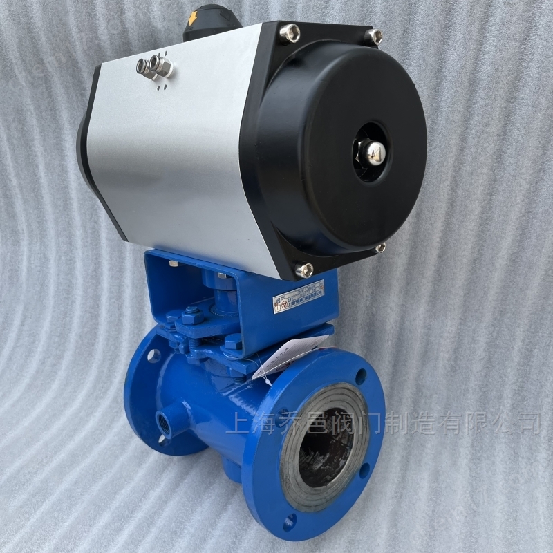 气动保温二通旋塞阀 双电磁阀控制气动保温三通沥青阀