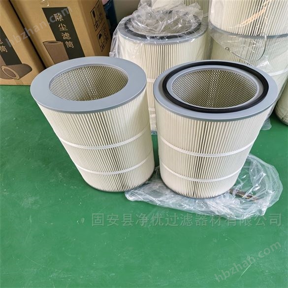 造船廠 聚酯覆膜PTFE阻燃除塵濾筒350*660